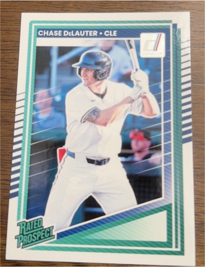 2025 Donruss #107 Chase DeLauter Rated Prospect — front