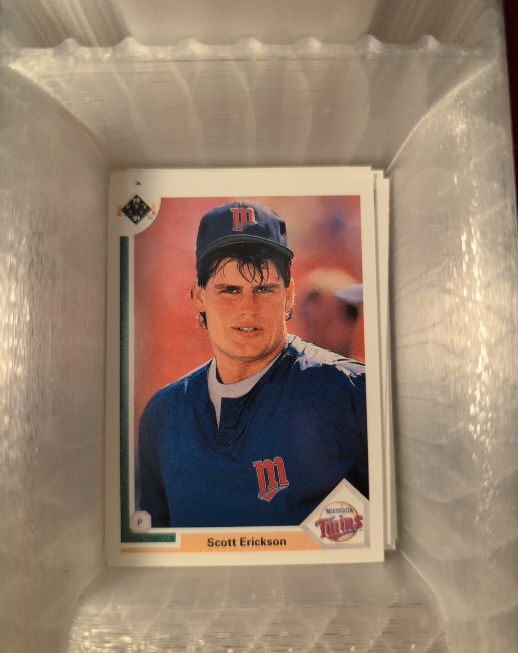 1991 Upper Deck #522 Scott Erickson — front