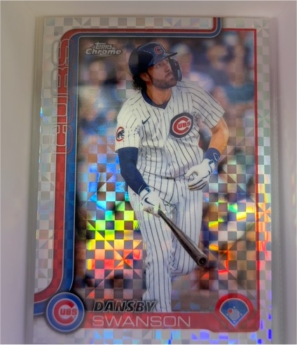 2025 Topps Chrome #215 Dansby Swanson — front