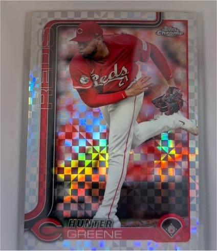 2025 Topps Chrome #91 Hunter Greene — front
