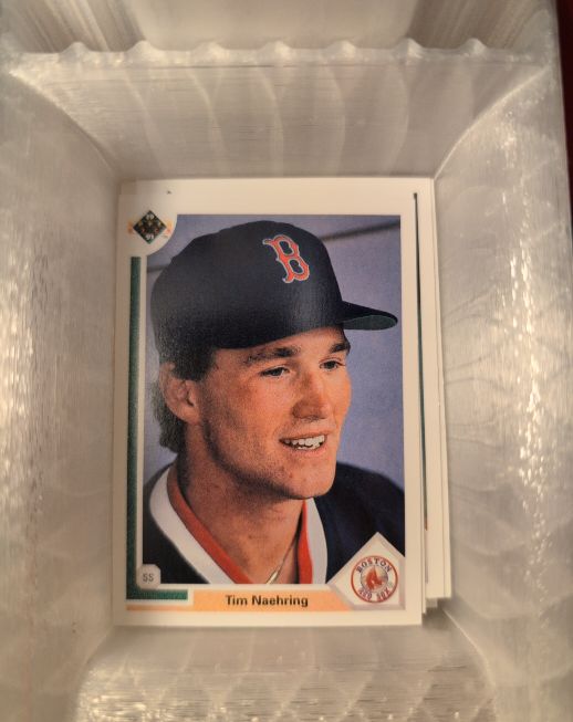 1991 Upper Deck #527 Tim Naehring — front