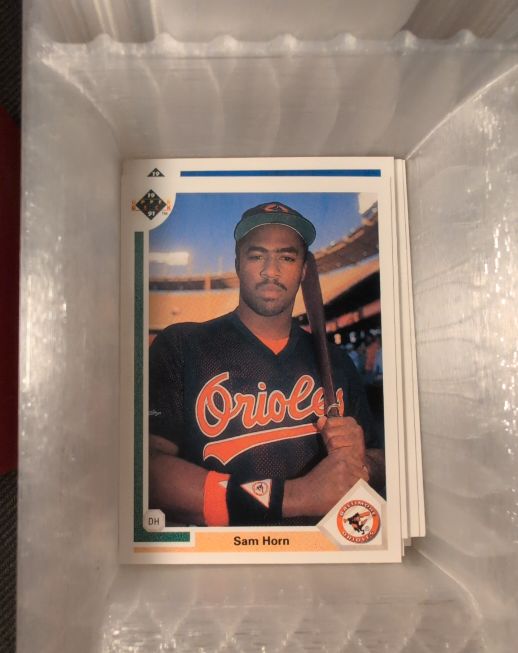 1991 Upper Deck #530 Sam Horn — front