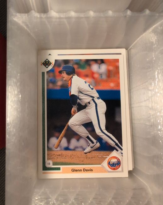 1991 Upper Deck #535 Glenn Davis — front
