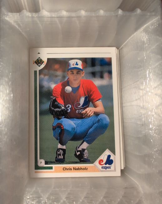 1991 Upper Deck #538 Chris Nabholz — front