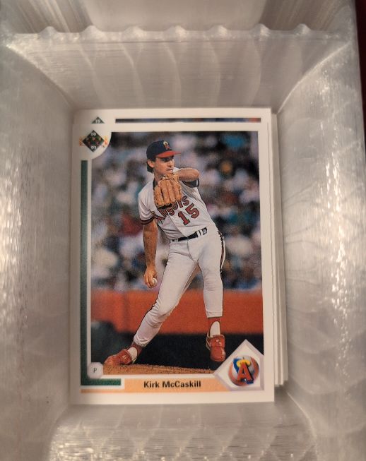 1991 Upper Deck #539 Kirk McCaskill — front