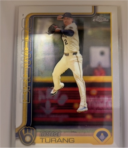 2025 Topps Chrome #109 Brice Turang — front
