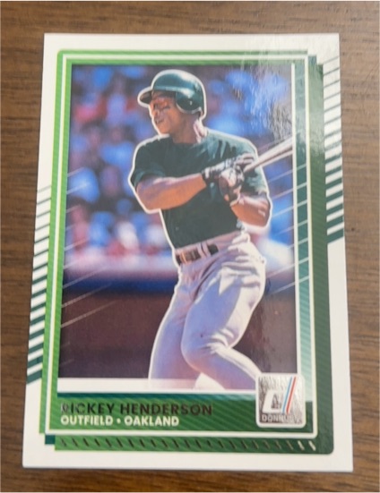 2025 Donruss #7 Rickey Henderson — front