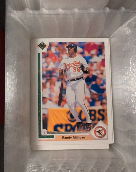 1991 Upper Deck #548 Randy Milligan Baltimore Orioles — front