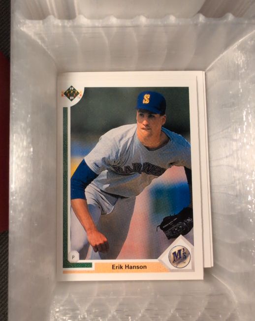1991 Upper Deck #551 Erik Hanson — front