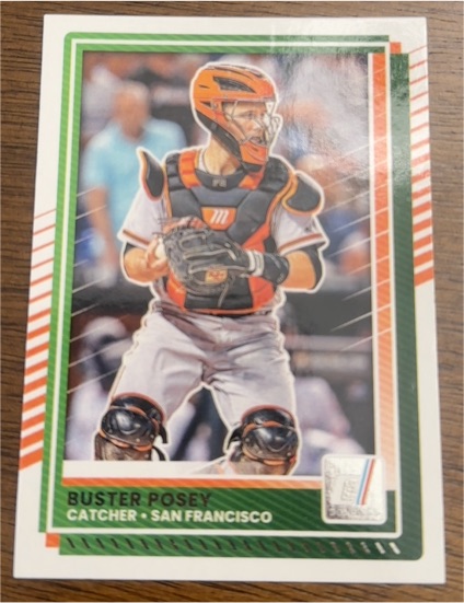 2025 Panini Donruss #15 Buster Posey — front