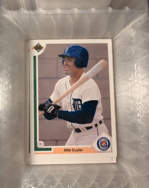 1991 Upper Deck #556 Milt Cuyler — front