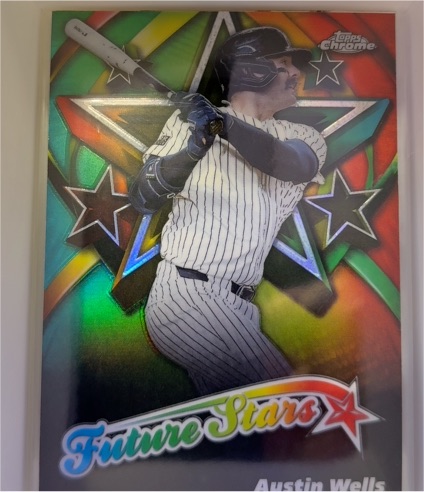 2025 Topps Chrome #FS-9 Austin Wells Future Stars — front
