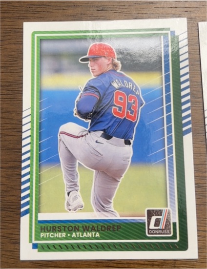 2025 Donruss #58 Hurston Waldrep — front