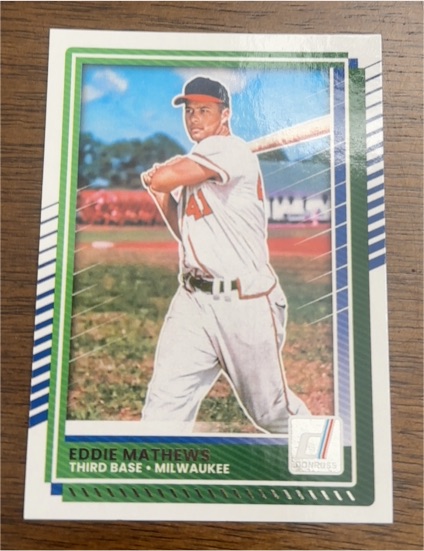 2025 Donruss #67 Eddie Mathews — front