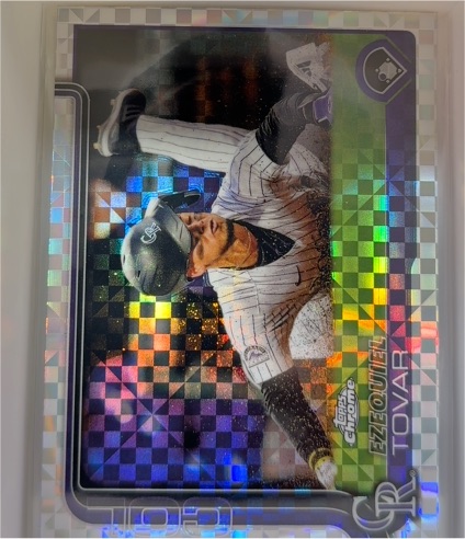 2025 Topps Series 1 #343 Ezequiel Tovar — front