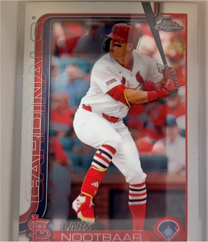 2025 Topps Chrome #108 Lars Nootbaar — front