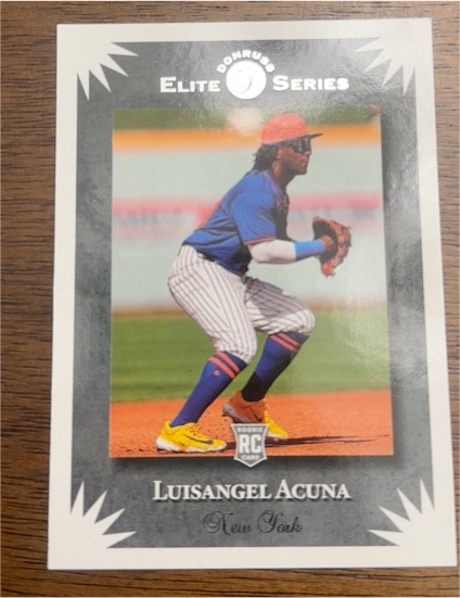 2025 Panini Donruss Elite Series #18 Luisangel Acuna — front