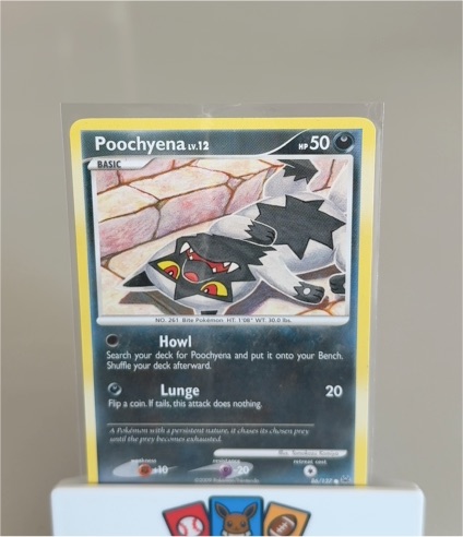 2009 Pokémon Platinum #86 Poochyena — front
