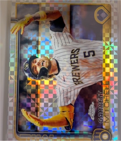 2025 Topps Chrome #28 Garrett Mitchell — front