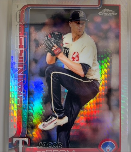 2025 Topps Chrome #214 Jacob deGrom — front