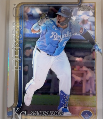 2025 Topps Chrome #508 Salvador Perez — front