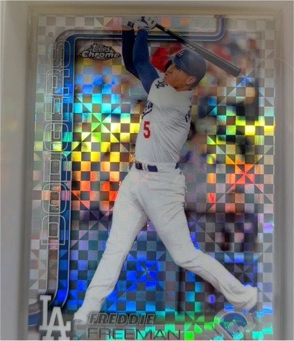 2025 Topps Chrome #23 Freddie Freeman — front