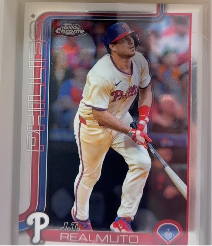 2025 Topps Chrome #2 J.T. Realmuto — front