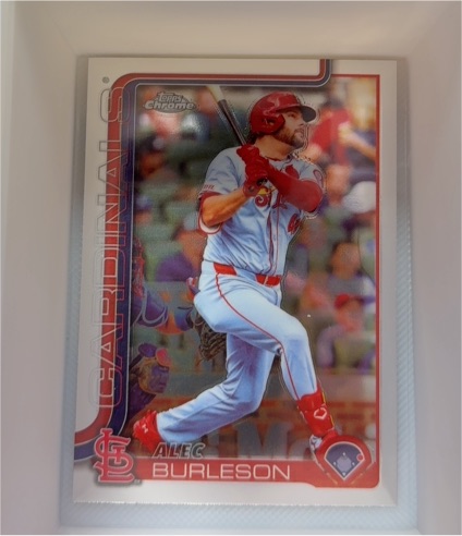 2025 Topps Chrome #281 Alec Burleson — front