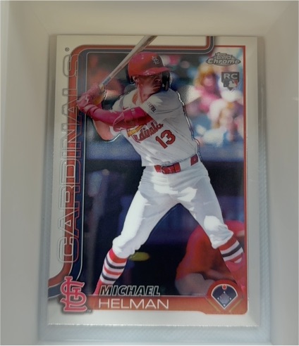 2025 Topps Chrome #104 Michael Helman RC — front