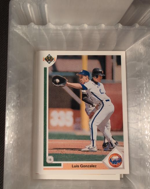 1991 Upper Deck #567 Luis Gonzalez — front
