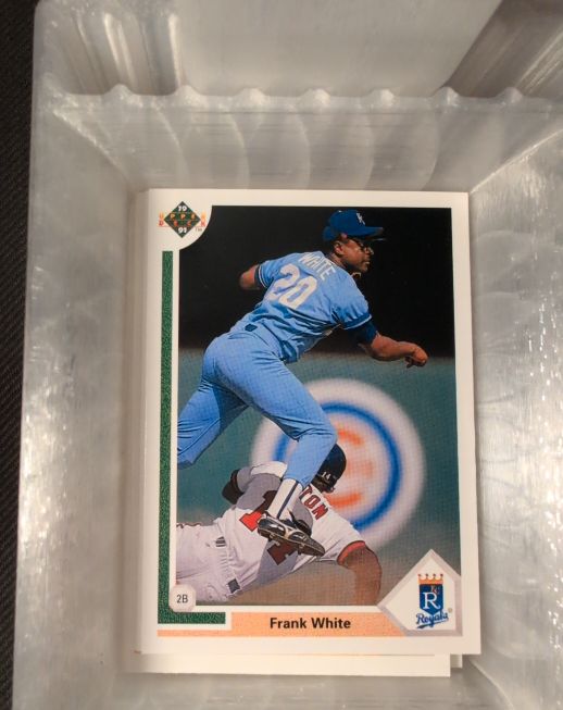 1991 Upper Deck #568 Frank White — front