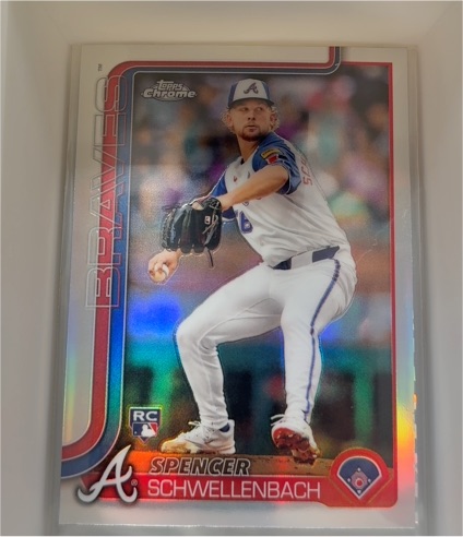 2025 Topps Chrome #203 Spencer Schwellenbach — front