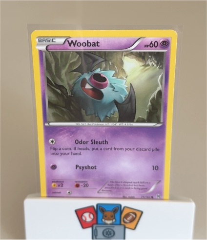 2015 Pokémon XY Breakthrough #71 Woobat — front