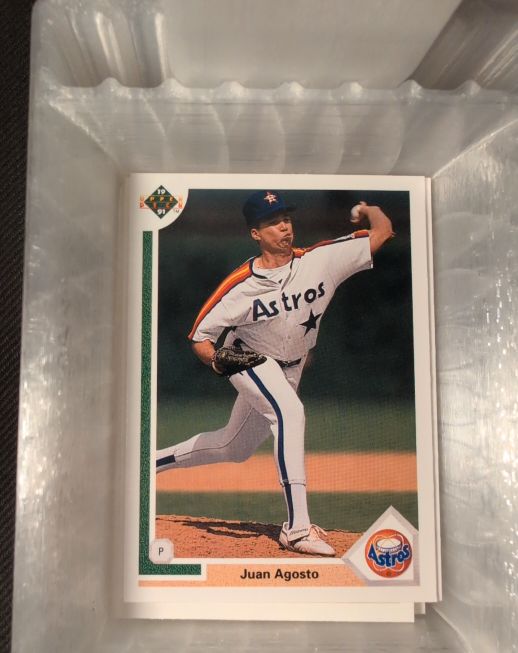 1991 Upper Deck #569 Juan Agosto — front