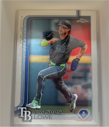 2025 Topps Chrome #113 Brandon Lowe — front