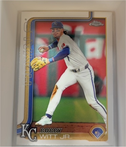 2025 Topps Chrome #93 Bobby Witt Jr. — front