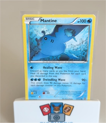 2014 Pokemon XY Steam Siege #27 Mantine — front