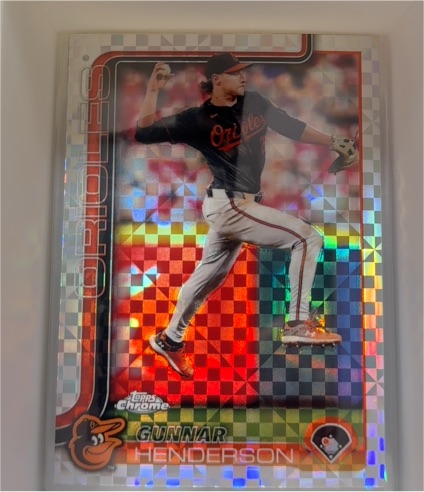 2025 Topps Chrome #213 Gunnar Henderson — front