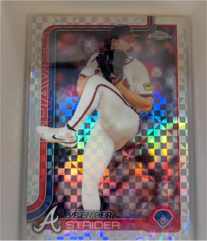 2025 Topps Chrome #46 Spencer Strider — front