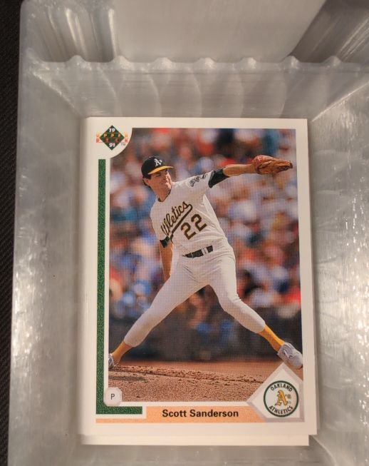1991 Upper Deck #582 Scott Sanderson — front