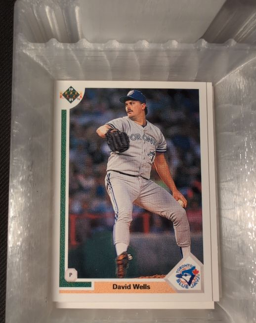 1991 Upper Deck #583 David Wells — front