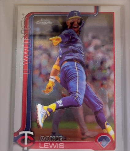 2025 Topps Chrome #254 Royce Lewis — front