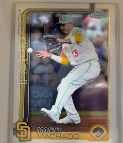 2025 Topps Chrome #53 Manny Machado — front