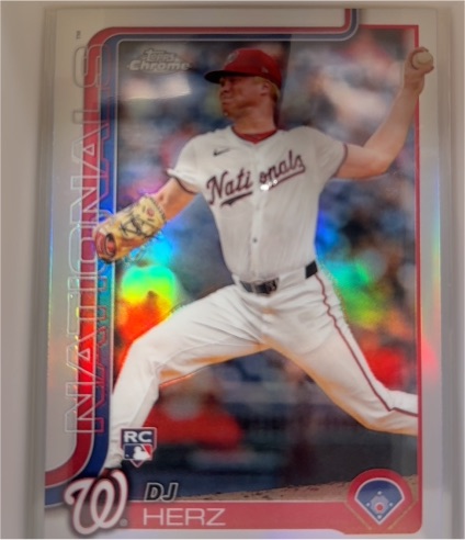 2025 Topps Chrome #270 DJ Herz — front