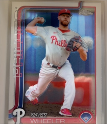 2025 Topps Chrome #189 Zack Wheeler — front