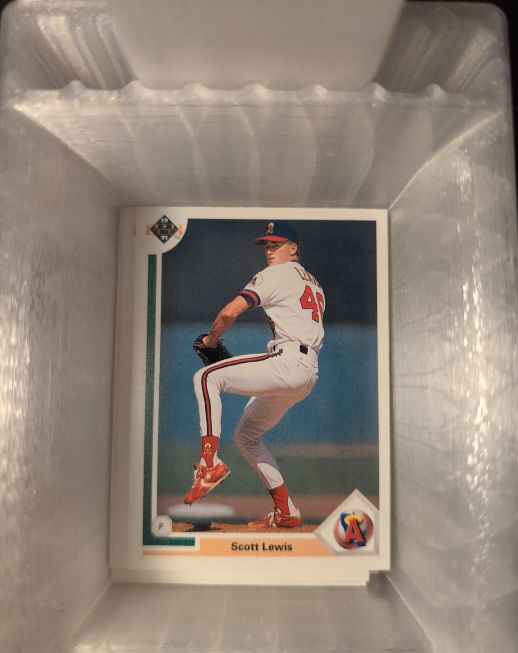 1991 Upper Deck #594 Scott Lewis — front
