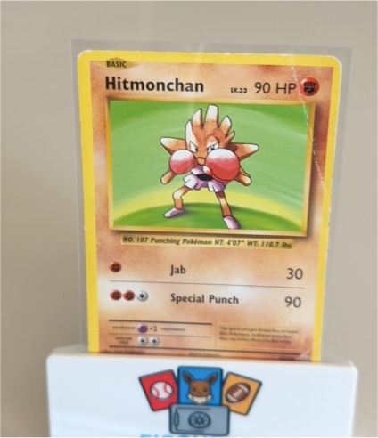 1999 Pokémon #7 Hitmonchan — front