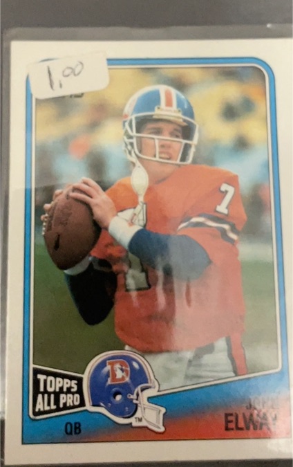 1988 Topps #23 John Elway — front