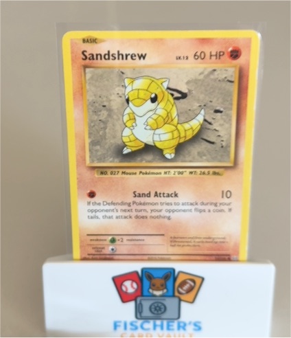 1999 Pokémon Base Set #62 Sandshrew — front