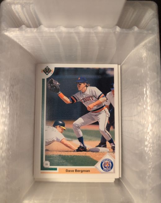 1991 Upper Deck #599 Dave Bergman — front